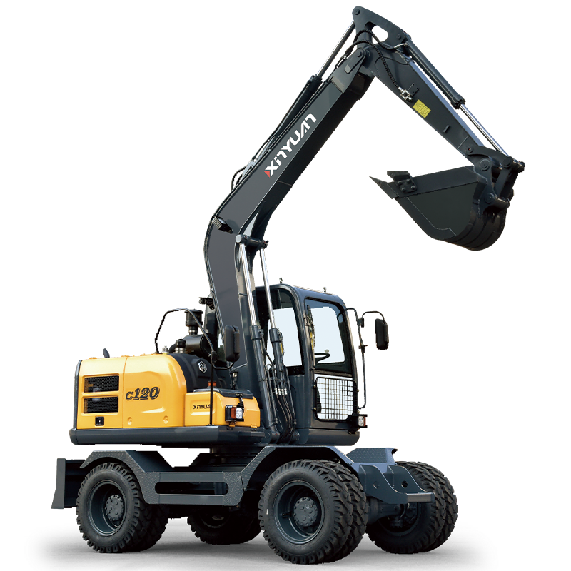 9 tons wheeled excavator for xinyuan XYC120WT