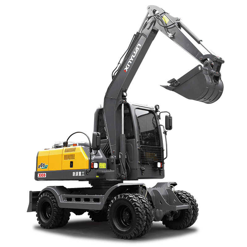 6ton Mini Wheeled Excavator Price for Sale xinyuan b65 excavator